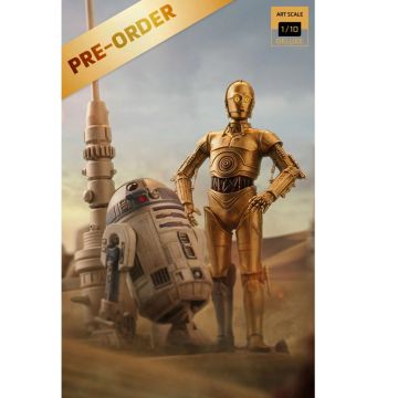 Колекційна статуетка Iron Studios: Statue C-3PO and R2-D2 Deluxe - Star Wars - Art Scale 1/10