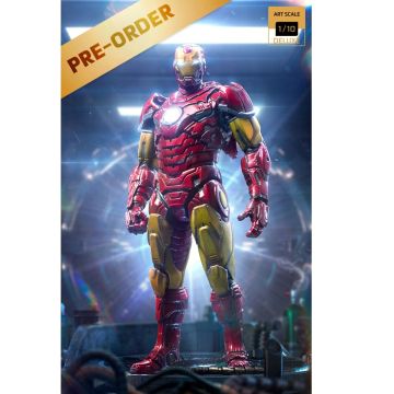 Колекційна статуетка Iron Studios: Statue Iron Man Unleashed Deluxe - Marvel Comics - Art Scale 1/10