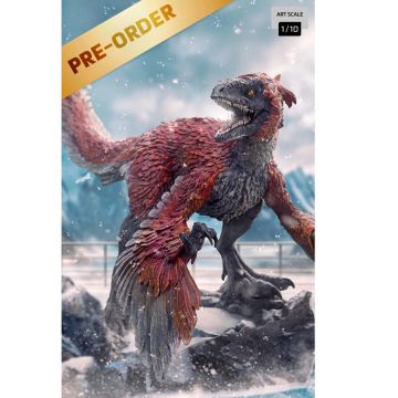 Колекційна статуетка Iron Studios: Statue Pyroraptor - Jurassic World: Dominion - Art Scale 1/10