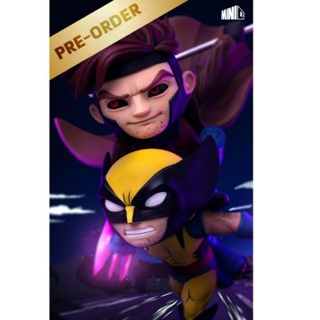 Колекційна фігурка MiniCo: Statue Gambit and Wolverine - X-Men 97 - MiniCo
