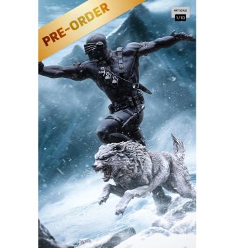 Колекційна статуетка Iron Studios:  Statue Snake Eyes - G.I Joe - Art Scale 1/10