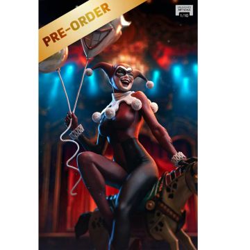 Колекційна статуетка Iron Studios: Statue Harley Quinn Unleashed - DC Comics - Art Scale 1/10