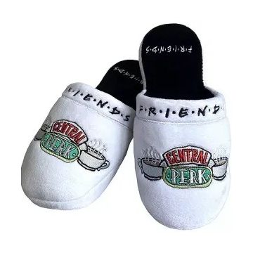 Тапочки Friends: Central Perk Ladies Mule Slippers - White