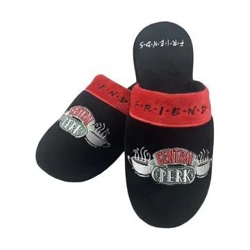 Тапочки Friends: Central Perk Ladies Mule Slippers - Black & Red
