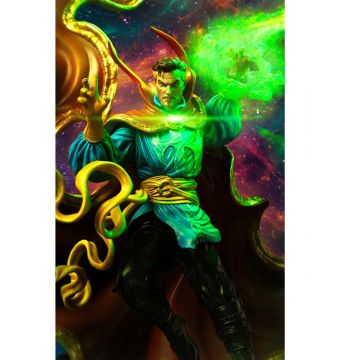 Колекційна статуетка Iron Studios: Statue Dr. Strange Deluxe - Infinity Gauntlet Diorama - Marvel - BDS Art Scale 1/10