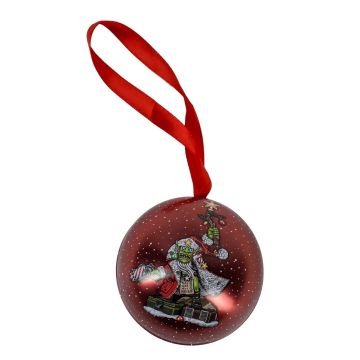 Ялинкова кулька Warhammer 40,000: Novelty Red Gobbo & Squig Bauble With Pin Badge
