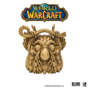 Підвіска з бронзи Starforged World of Warcraft Cute Moonkin Copper Bell – Alliance Edition