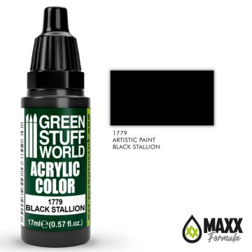 Акрилова фарба Green Stuff World Acrylic Paint: Black Stallion (17ml)