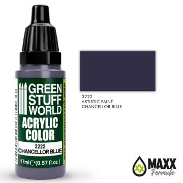 Акрилова фарба Green Stuff World Acrylic Paint: Chancellor Blue (17ml)