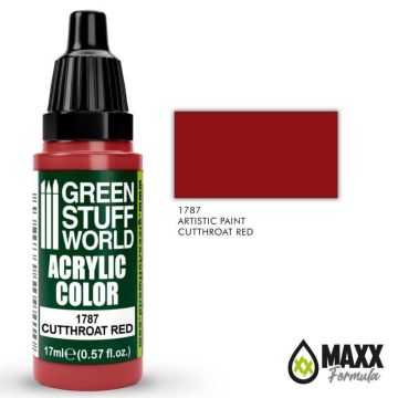 Акрилова фарба Green Stuff World Acrylic Paint: Cutthroat Red (17ml)