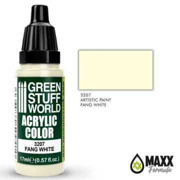 Акрилова фарба Green Stuff World Acrylic Paint: Fang White (17ml)