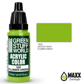 Акрилова фарба Green Stuff World Acrylic Paint: Flubber Green (17ml)