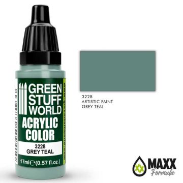 Акрилова фарба Green Stuff World Acrylic Paint: Grey Teal (17ml)