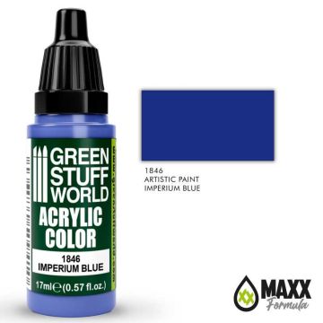 Акрилова фарба Green Stuff World Acrylic Paint: Imperium Blue (17ml)