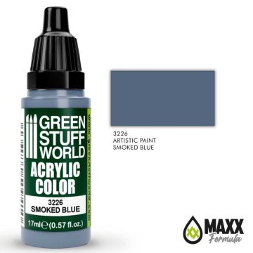 Акрилова фарба Green Stuff World Acrylic Paint: Smoked Blue (17ml)