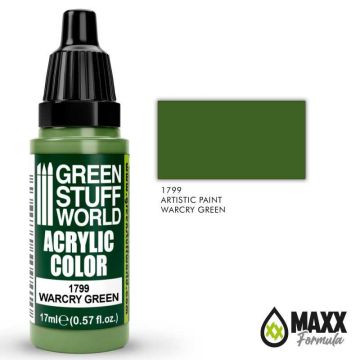 Акрилова фарба Green Stuff World Acrylic Paint: Warcry Green (17ml)