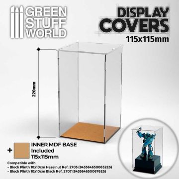 Кейс для демонстрації мініатюри Green Stuff World: Acrylic Display Case 115x115mm