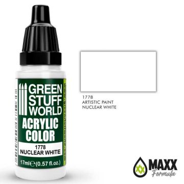 Акрилова фарба Green Stuff World Acrylic Paint: Nuclear White (17ml)