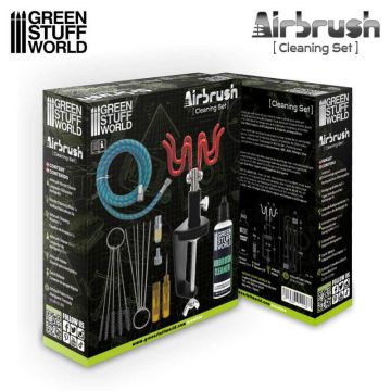 Набір інструментів для очищення аерографа Green Stuff World: Airbrush cleaning kit