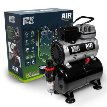 Компресор для аерографа Green Stuff World: Airbrush Compressor with Tank