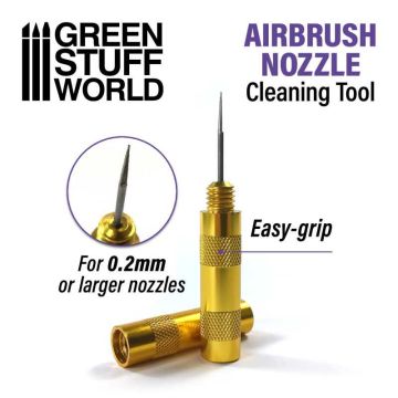 Інструмент для очищення аерографа Green Stuff World: Airbrush Nozzle Cleaner