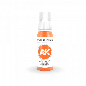 Акрилова фарба AK Interactive: 3GEN Acrylics: Standard – Clear Orange