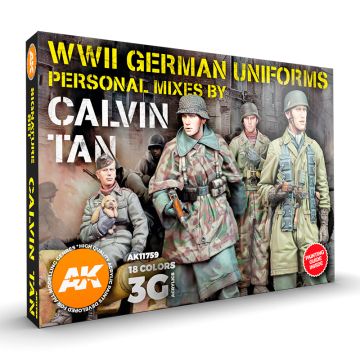 Набір акрилових фарб AK Interactive: Calvin Tan