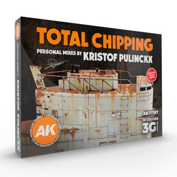 Набір акрилових фарб AK Interactive: Total Chipping