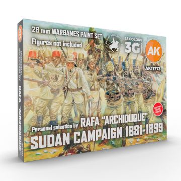 Набір акрилових фарб AK Interactive: Rafa “archiduque” – Sudan Campaign 1881-1899