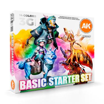 Набір акрилових фарб AK Interactive: Basic Starter Set