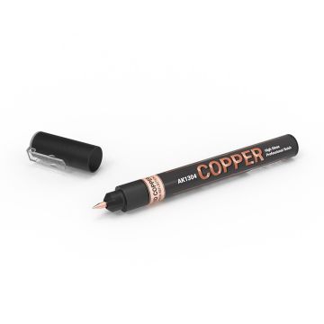 Акриловий маркер AK Interactive: Metallic Liquid Marker – Copper