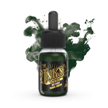 Акрилове чорнило AK Interactive: The Inks: Camo Green
