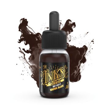 Акрилове чорнило AK Interactive: The Inks: Brown Black