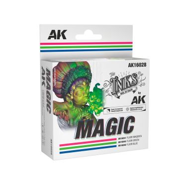 Набір акрилових чорнил AK Interactive: The Inks: Magic
