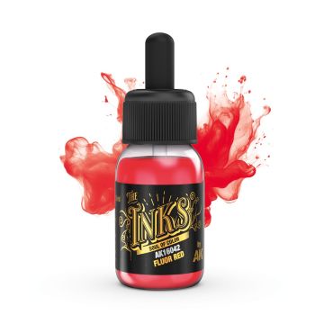 Акрилове чорнило AK Interactive: The Inks: Fluor Red