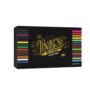 Набір акрилових чорнил AK Interactive: The Inks: Special Box Full Range The Inks