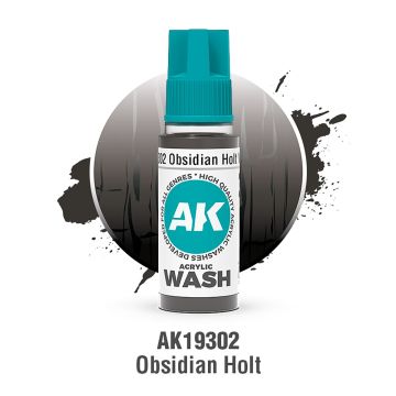 Акрилова змивка AK Interactive: Acrylic Wash – Obsidian Holt