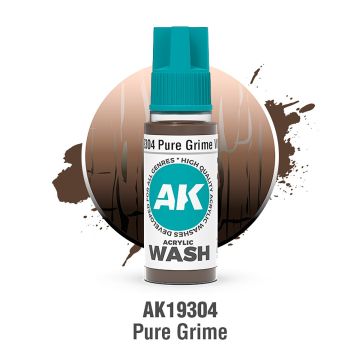 Акрилова змивка AK Interactive: Acrylic Wash – Pure Grime