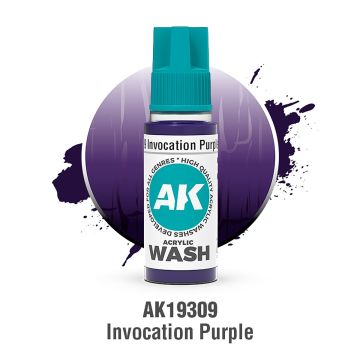 Акрилова змивка AK Interactive: Acrylic Wash – Invocation Purple