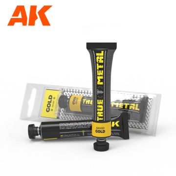 Воскова металева фарба AK Interactive: True Metal: Gold