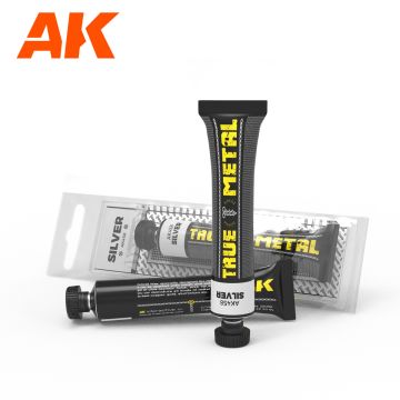 Воскова металева фарба AK Interactive: True Metal: Silver