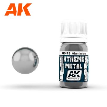 Акрилова фарба AK Interactive: Xtreme Metal – Aluminium