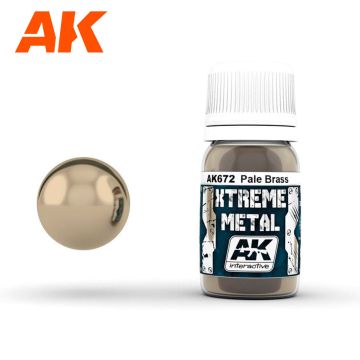 Акрилова фарба AK Interactive: Xtreme Metal – Pale Brass