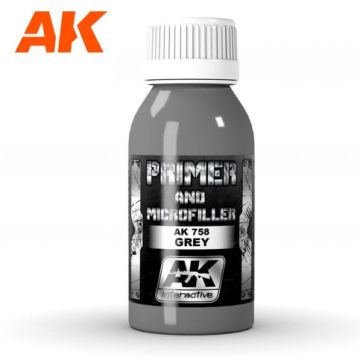 Ґрунт AK Interactive: Xtreme Metal – Grey Primer and Microfiller