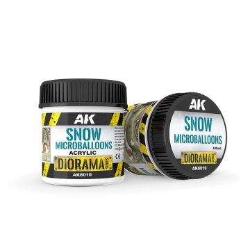 Акрилова паста AK Interactive: Terrains: Snow Microballoons (100 ml)