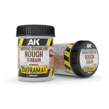 Акрилова паста AK Interactive: Terrains: Neutral Texture For Rough Terrain (250 ml)