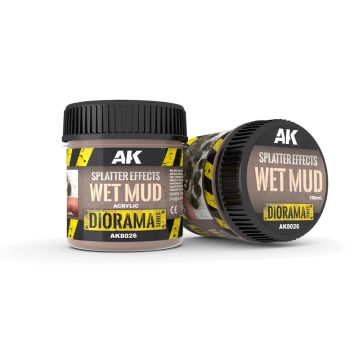 Акрилова паста AK Interactive: Terrains: Splatter Effects Wet Mud (100 ml)