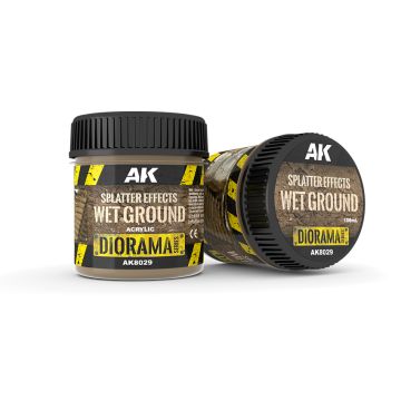 Акрилова паста AK Interactive: Terrains: Splatter Effects Wet Ground (100 ml)