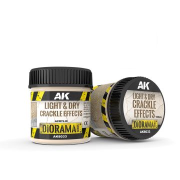 Акрилова паста AK Interactive: Terrains: Light & Dry Crackle Effects (100 ml)