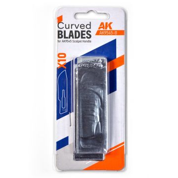 Леза Ak interactive: Curved Blades for AK9545 (10 Units)